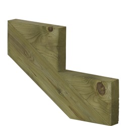 Staircase Stringer 4 Steps Of Pressure Treated Wood For Garden
