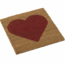 Plus Danemark Kokos deurmat met rood hart 40x40cm - PLUS
