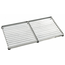 Plus Danemark Cubic outdoor door mat and grid 80x40 cm in galvanized steel