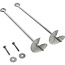 Plus Danemark Kit universel d'ancrage au sol pour portique - PLUS