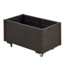 Plus Danemark Black-line design rectangular planter on wheels 88x48x47cm