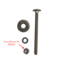 RVS moeren M6, rvs A2, DIN934