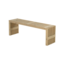 Plus Danemark Decoratieve bank voor binnen en buiten - 138x36x45cm - PLUS