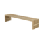 Plus Danemark Banc décoratif intérieur-extérieur 218x49x45cm - PLUS
