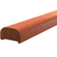 Plus Danemark Handlauf für Geländersystem 6x3,6x199cm Mahagoni schwarz grundiert