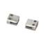 Plus Danemark 2x Pinces à verre pour poteaux carrés & pour verre feuilleté 8,6mm