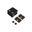 Plus Danemark 2x Glasbeslag voor ronde palen Ø 42,4mm - voor gelaagd glas 8,6mm