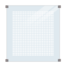 Plus Danemark Screen-printed Glass Balcony Screen - tempered glass 6mm - 90x91cm