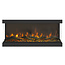 Xaralyn - Ruby Fires Levico 3D Design wandhaard, 91cm breed, realistisch vuurbeeld, verwarming, 3-zijdig zicht