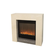 Milos Fireplace surround - modern and sleek - 99,5x34x97cm