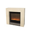 Xaralyn - Ruby Fires Milos Fireplace surround - modern and sleek - 99,5x34x97cm