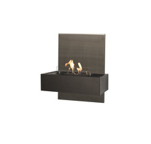 Quero Wall-mounted fireplace in various options - 75x60x34cm