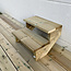 Buitentrap - Tuintrap bouwpakket - 2 treden H37cm