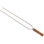 Double Prong Skewer for Braai BBQ 75cm (sold individually) in stainless steel and wood