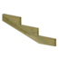 Plus Danemark Limon 3 marches XL pour escalier de jardin en bois autoclave classe 4