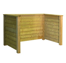 KLINK container ombouw van geïmpregneerd hout - 194x97x108cm - AFHALEN BIJ MAGAZIJN!