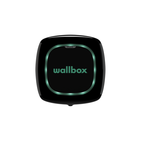 Wallbox Pulsar Plus  - Borne de recharge Câble type 2 - 3 phases 32A - noir et blanc