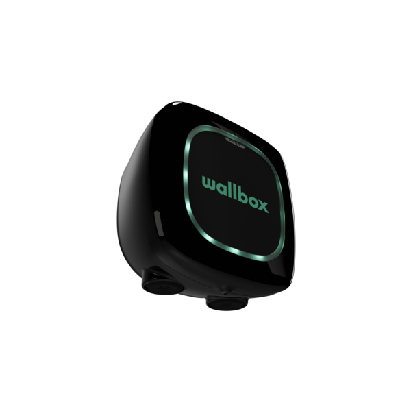Wallbox Pulsar Plus  - Borne de recharge Câble type 2 - 3 phases 32A - noir et blanc