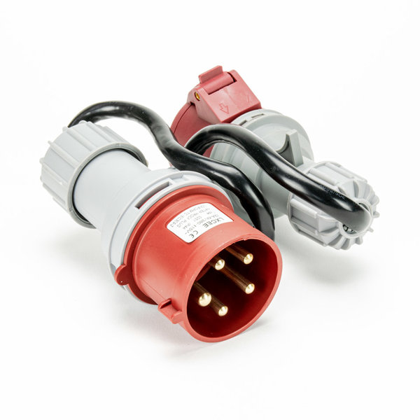 Adaptateur de type 2, point de charge sur prise CEE rouge 32A