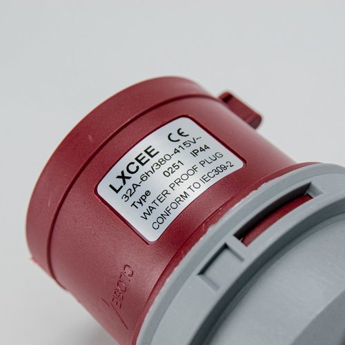 Soolutions rouge CEE 32A (mâle) au bleu CEE 16A (femelle)