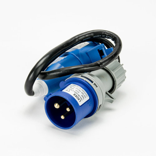 Soolutions CEE blue 16A (male) to Schuko (female)