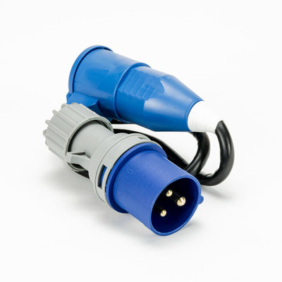 ABL CEE Stecker, IP44, 32A, 3-polig, 230V, 6h, blau S32S20