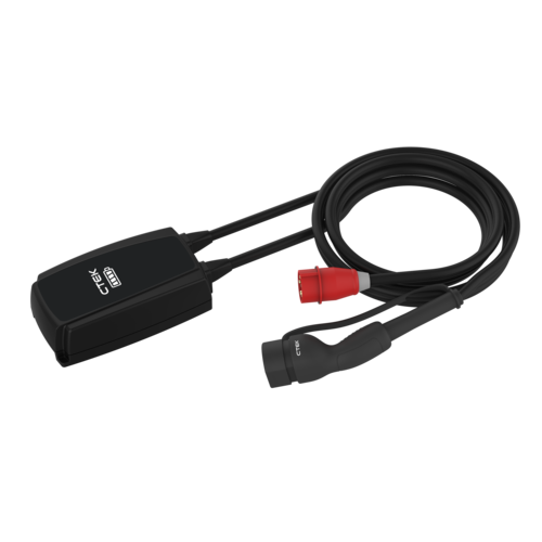 CTEK Njord GO Point de charge portable type 2 avec fiche rouge CEE - 16A triphasée | 6,5m