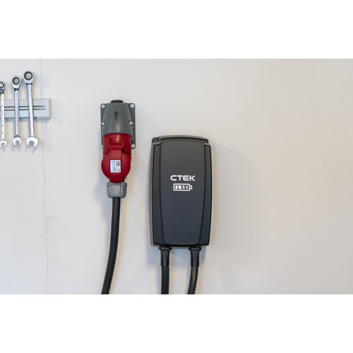 CTEK Njord GO Point de charge portable type 2 avec fiche rouge CEE - 16A triphasée | 6,5m