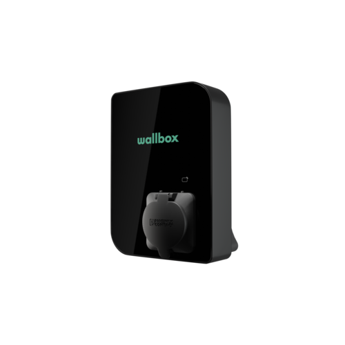 Wallbox Copper SB | Socket met shutter (T2S) | Laadpaal Type 2 | 22kW | 3 fasen 32A