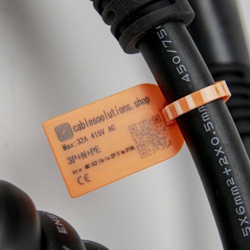 Onitl Type 2 - Type 2 Laadkabel 32A 3 Phase, 6 meter - Spiraal