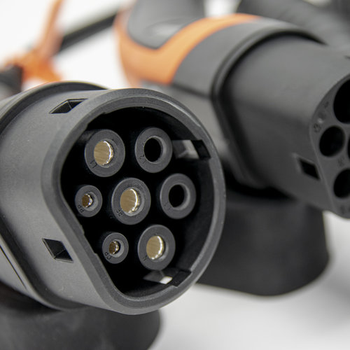 Onitl Type 2 - Type 2 Ladekabel 32A 1 Phase, 6 Meter - Spiral