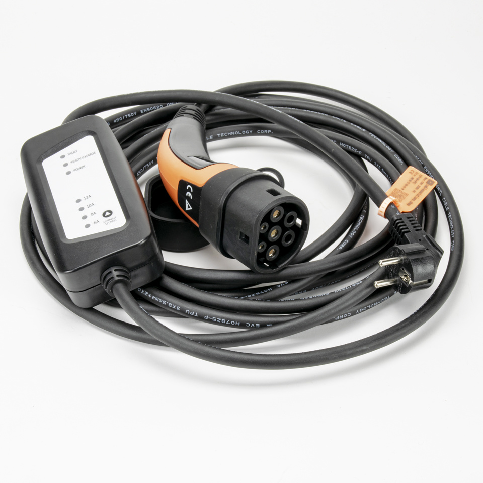 230V Typ-2 EV Ladekabel mit Schuko Stecker (Deutschland)