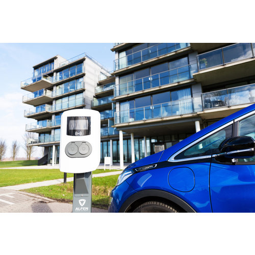 Alfen Pro-line | Twee sockets | Laadpaal Type 2 | 22kW | 3 fasen 32A