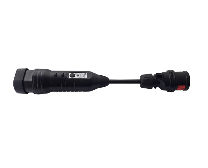 Carplug chargeur mobile Helectron C216 - 5m - 6 à 16A - 3,7kW – Type 2 –  Prise CEE 16A - Borne de recharge mobile - prise industrielle - Carplug