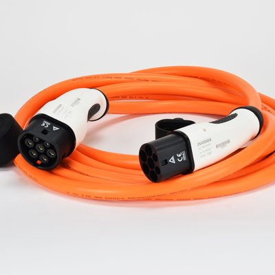 Ratio Type 2 Charging Cable 11kW 10M 16A 3 Phase - Mode 3 Type 2 to Type