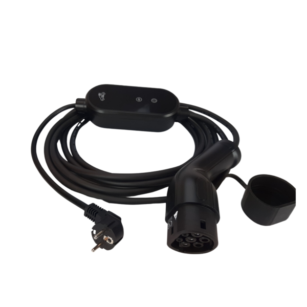Honors Type 2 draagbare oplader voor normale stopcontact (Schuko) - 13A, 1 fase