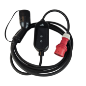 Honors Chargeur portable de type 2 pour prise CEE rouge - 16A, 3 phase