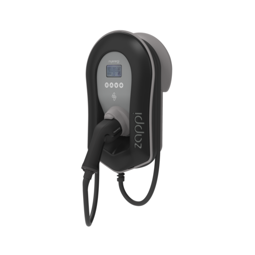 Myenergi Zappi - Type 2 cable - 3 phase 32A  - black and white