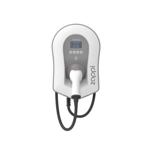 Myenergi Zappi - Type 2 cable - 3 phase 32A  - black and white