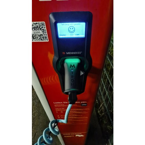 Metron Adapter Typ 2 Ladepunkt auf normale Steckdose (Schuko) 1 Phase, 16A   + WiFi