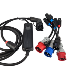 Portable EV travel charger type 2