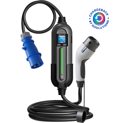 Soolutions ToGo tragbares Ladegerät — 22 kW 3-phasen Typ 2, OCPP, RFID & App-Steuerung (mit/ohne ChargeBack)