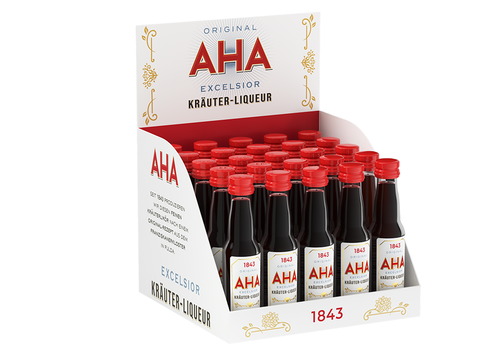 AHA Excelsior herbal liqueur 25 shots bundle