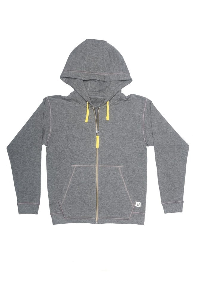 SAM No stress Zipped Hoodie, super soft, organic cotton, with seamless feeling, no labels. Check also the subtle options for stress reduction.
