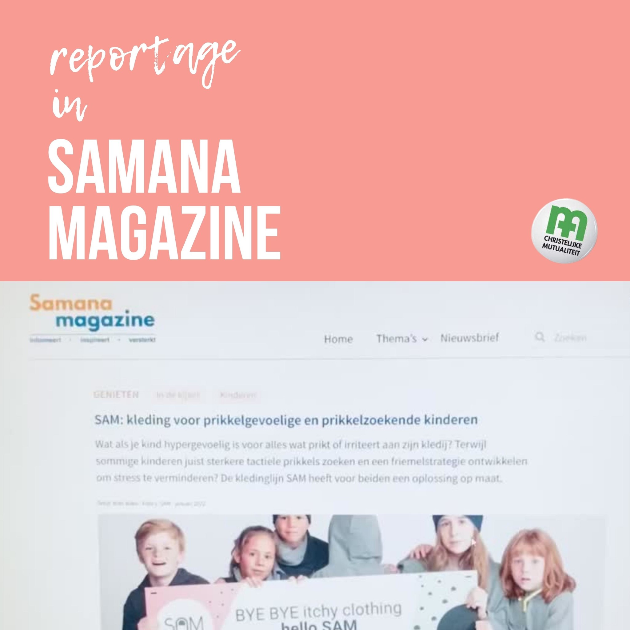 Het kantoor Voorstellen Sociologie Reportage in SAMANA magazine: SAM: kleding voor prikkelgevoelige en  prikkelzoekende kinderen - SAM, Sensory & More