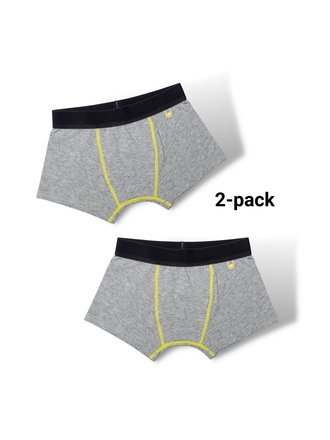 SAM Jongens BOXERSHORT accent geel (2-pack) SAM Jongens BOXERSHORT accent geel (2-pack)