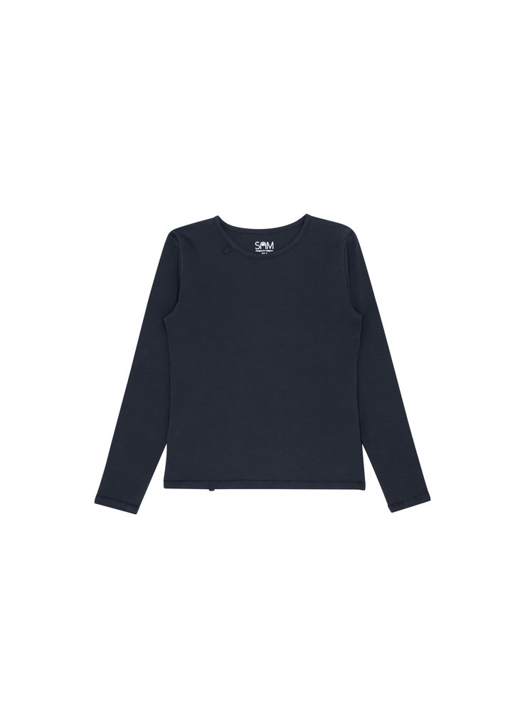 SAM Laatste stuks: Super zachte prikkelarme LONGSLEEVE donkerblauw