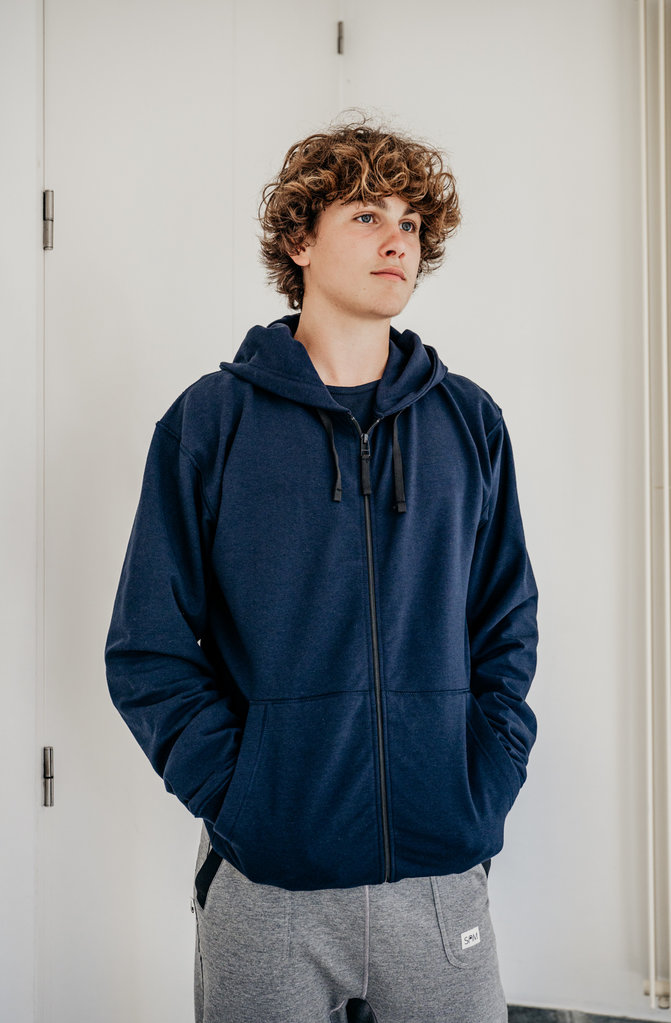 SAM NO STRESS seamless fidget HOODIE made of organic cotton - Super comfortable!