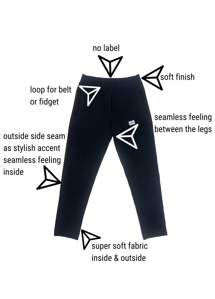 SAM AIR SLIM pantalon - sensation super douce et sans couture pour les enfants hypersensibles