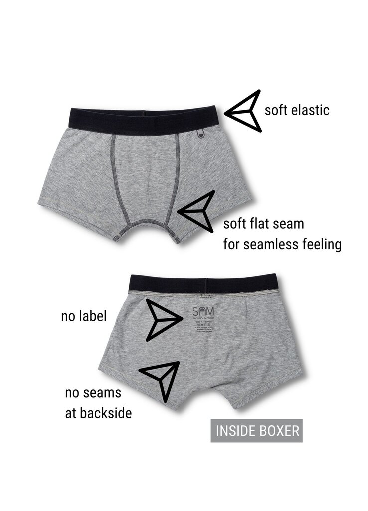 SAM 2 Pairs of super soft BOXERSHORTS for men without tactile seams - Pure softness. Perfect fit. Ultimate comfort.